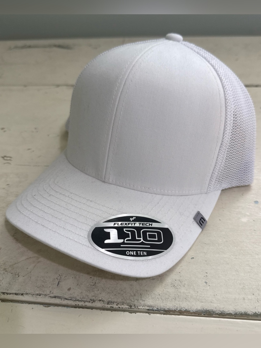 Travis Mathew White Mesh Back Cap